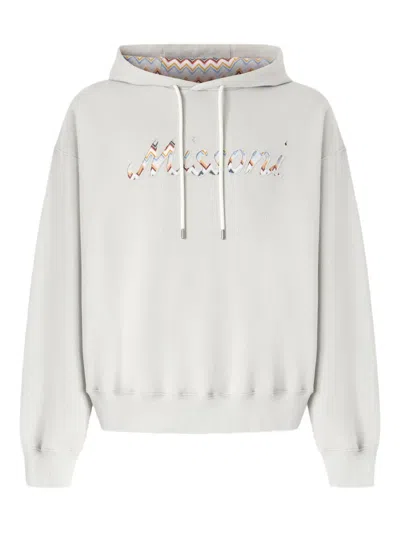 MISSONI LOGO-APPLIQUÉ HOODIE