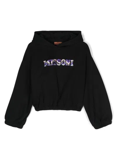 MISSONI LOGO-EMBROIDERED HOODIE