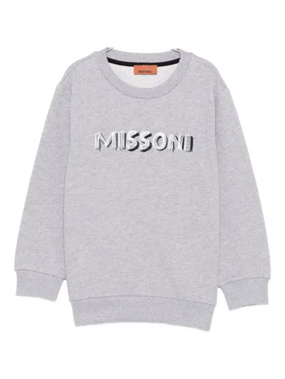 MISSONI LOGO-EMBROIDERED SWEATSHIRT