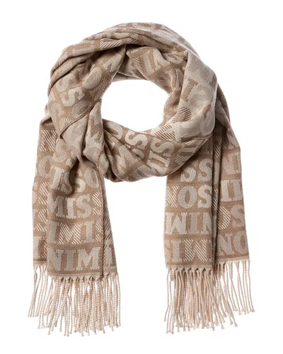 MISSONI MISSONI LOGO WOOL-BLEND SCARF