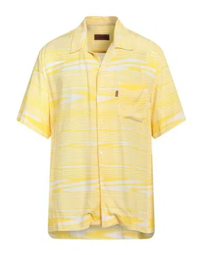 MISSONI MISSONI MAN SHIRT YELLOW SIZE M VISCOSE