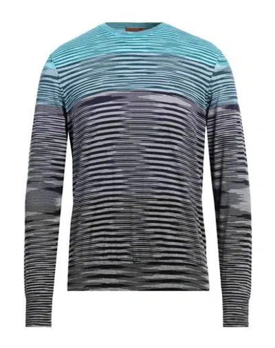 MISSONI MISSONI MAN SWEATER PURPLE SIZE 44 COTTON