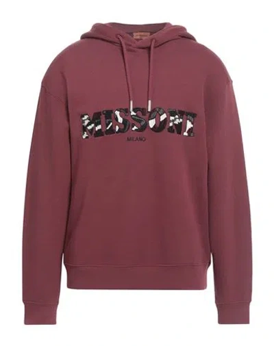 MISSONI MISSONI MAN SWEATSHIRT GARNET SIZE XXL COTTON