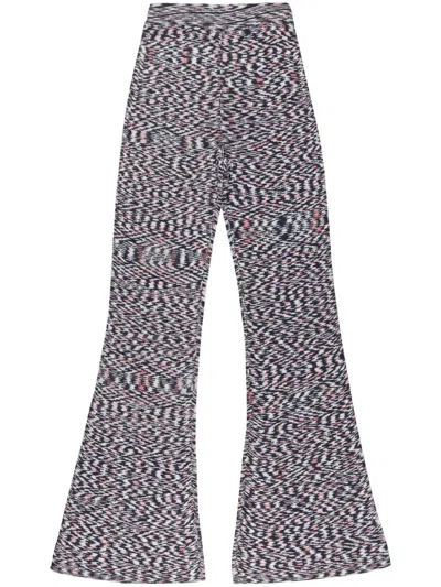 MISSONI PRINTED FLARED TROUSERS