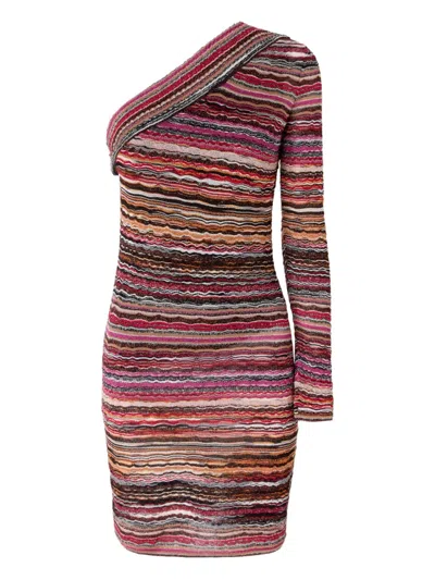 MISSONI STRIPED MINI DRESS