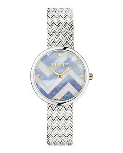 MISSONI MISSONI WOMENS MISSONI M1 STAINLESS STEEL 34MM BRACELET FASHION WATCH