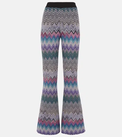 MISSONI ZIG ZAG FLARED PANTS