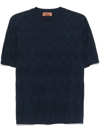 MISSONI ZIGZAG-KNIT T-SHIRT