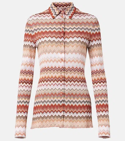 MISSONI ZIGZAG LAMÉ SHIRT