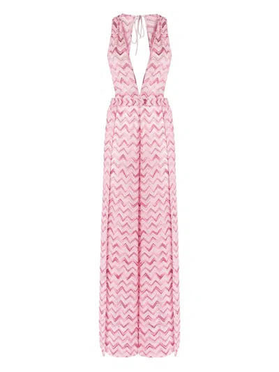 MISSONI ZIGZAG-PATTERN DRESS