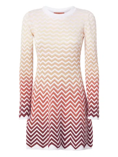 MISSONI ZIGZAG-PATTERN MINI DRESS