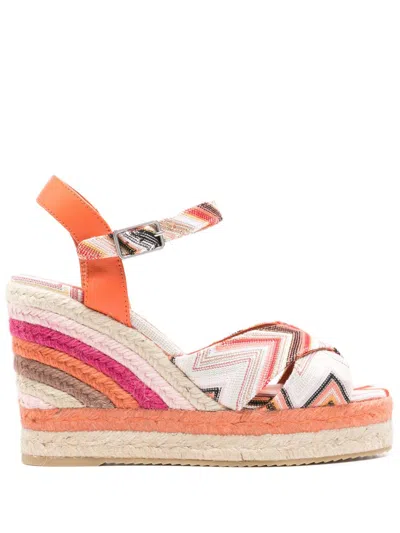 MISSONI ZIGZAG-WOVEN ESPADRILLES