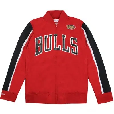 MITCHELL & NESS MITCHELL & NESS HOOK SHOT WARM UP JACKET CHICAGO BULLS NBA TRACK TOP