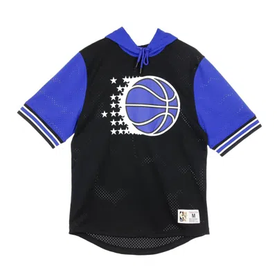 MITCHELL & NESS LIGHTWEIGHT HOODIE SHORT SLEEVE MEN NBA BUZZER BEATER MESH HOODY HARDWOOD CLASSICS ORLMAG ORIGINAL T