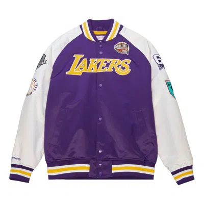 MITCHELL & NESS Mitchell & Ness Los Angeles Lakers HOF Satin Jacket 'Pau Gasol 16'