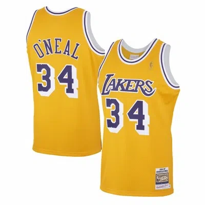MITCHELL AND NESS LOS ANGELES LAKERS MITCHELL AND NESS HARDWOOD CLASSICS SWINGMAN AUSWÄRTSTRIKOT -
