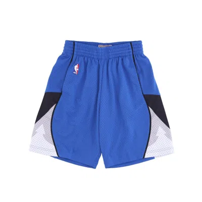 MITCHELL & NESS MEN'S BASKETBALL SHORTS NBA ROAD 2015 SHORTS HARDWOOD CLASSICS MINTIM BLUE