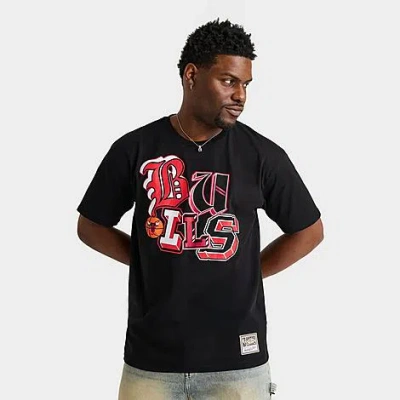 MITCHELL AND NESS MITCHELL AND NESS MEN'S CHICAGO BULLS NBA HYPER TYPE T-SHIRT