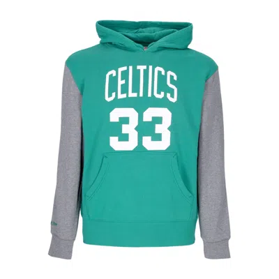 MITCHELL & NESS MEN'S HOODIE NBA FASHION FLEECE HOODIE 1986 NO 33 LARRY BIRD HARDWOOD CLASSICS BOSCEL ORIGINAL TEAM 