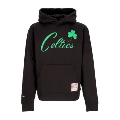MITCHELL & NESS MEN'S HOODIE NBA TEAM LOGO HOODIE UPD BOSCEL BLACK
