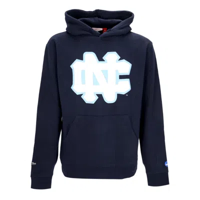 MITCHELL & NESS MEN'S HOODIE NCAA LARGE LOGO HOODIE UNCHEE NAVY