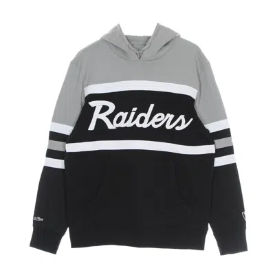 MITCHELL & NESS MEN'S HOODIE NFL HEAD COACH HOODY OAKRAI ORIGINAL TEAM COLORS