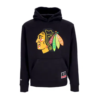 MITCHELL & NESS MEN'S HOODIE NHL TEAM LOGO HOODIE CHIBLA BLACK