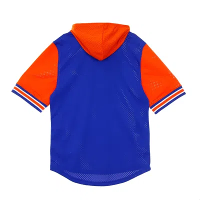 MITCHELL & NESS MEN'S LIGHTWEIGHT HOODIE SHORT SLEEVE NBA BUZZER BEATER MESH HOODY HARDWOOD CLASSICS NEYKNI ORIGINAL