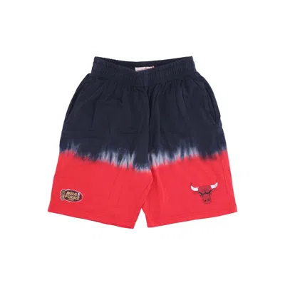 MITCHELL & NESS MEN'S SHORT PANTS NBA HORIZONTAL TIE DYE SHORT HARDWOOD CLASSICS CHIBUL ORIGINAL TEAM COLORS