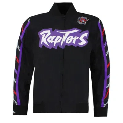 MITCHELL & NESS MITCHELL & NESS NBA HOOK SHOT WARM UP JACKET TORONTO RAPTORS WUJKMG18067 TRABLCK