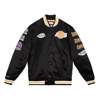 MITCHELL & NESS Mitchell & Ness NBA Los Angeles Lakers Champ City Satin Jacket 'Black'