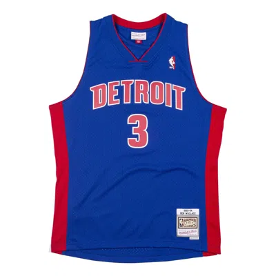 MITCHELL & NESS Mitchell & Ness NBA Swingman Jersey Detroit Pistons 2003-04 Ben Wallace 'Blue Red'