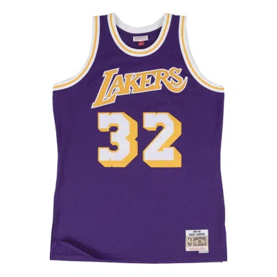 MITCHELL & NESS Mitchell & Ness NBA Swingman Jersey Magic Johnson Los Angeles Lakers 84-85 'Purple Gold'