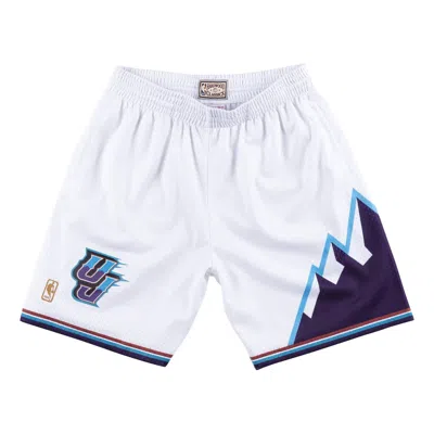 MITCHELL & NESS Mitchell & Ness NBA Swingman Shorts Utah Jazz 1996-97 'White Purple'