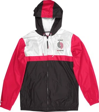 MITCHELL & NESS MITCHELL & NESS PORTLAND TRAIL BLAZERS NBA MARGIN OF VICTORY WINDBREAKER JACKET