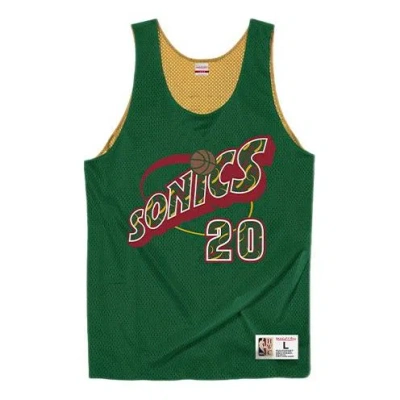 MITCHELL & NESS Mitchell & Ness Reversible Mesh Tank 'Seattle SuperSonics - Gary Payton 1995-96'