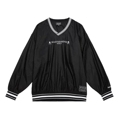 MITCHELL & NESS Mitchell & Ness x Mastermind Nylon Pullover Sweatshirt 'Black'