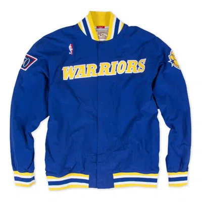 MITCHELL & NESS Mitchell & Ness x NBA Golden State Warriors 1996-97 Warm Up Jacket 'Blue Yellow'