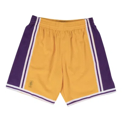 MITCHELL & NESS Mitchell & Ness x NBA Los Angeles Lakers 1996-97 Road Swingman Shorts 'Yellow'
