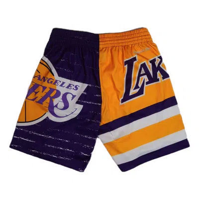 MITCHELL & NESS Mitchell & Ness x NBA Los Angeles Lakers Jumbotron 3.0 Shorts 'Yellow Purple'