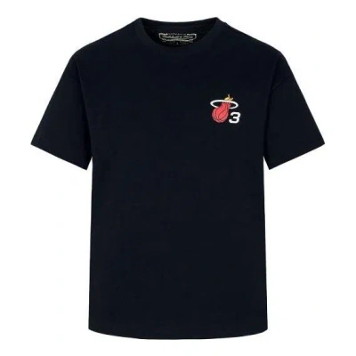MITCHELL & NESS Mitchell & Ness x NBA Miami Heat Logo T-shirt 'Dwyane Wade 3'