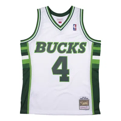 MITCHELL & NESS Mitchell & Ness x NBA Milwaukee Bucks 1988-89 Swingman Jersey 'Sidney Moncrief 4'