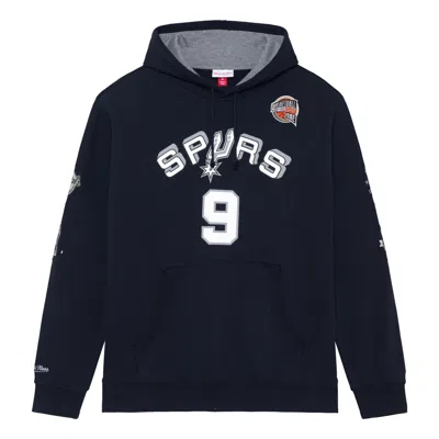 MITCHELL & NESS Mitchell & Ness x NBA San Antonio Spurs HOF Fleece Hoodie 'Tony Parker 9'