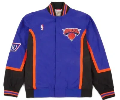 MITCHELL & NESS MITCHELL & NESS YORK KNICKS AUTHENTIC WARM UP JACKET JACKE TRAININGSJACKE