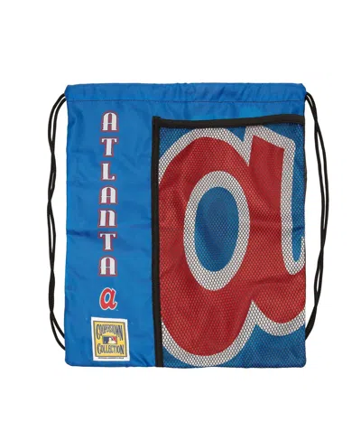 MITCHELL & NESS ATLANTA BRAVES COOPERSTOWN COLLECTION LOGO CINCH BAG