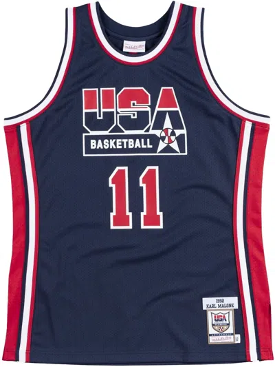 MITCHELL & NESS AUTHENTIC "TEAM USA 1992 KARL MALONE" JERSEY