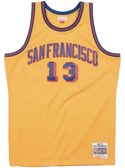 MITCHELL & NESS "GOLDEN STATE WARRIORS 62-63 WILT CHAMBERLAIN" SWINGMAN JERSEY VEST TOP