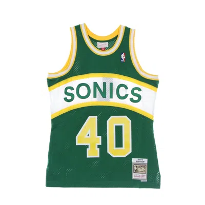 MITCHELL & NESS MEN'S BASKETBALL TANK TOP NBA SWINGMAN JERSEY HARDWOOD CLASSICS NO 40 SHAWN KEMP 1994-95 SEASUP ORIG