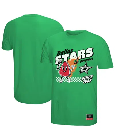 MITCHELL & NESS MEN'S KELLY GREEN DALLAS STARS LOCAL FOOD T-SHIRT