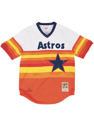 MITCHELL & NESS "MLB HOUSTON ASTROS 80 NOLAN RYAN" HOME JERSEY